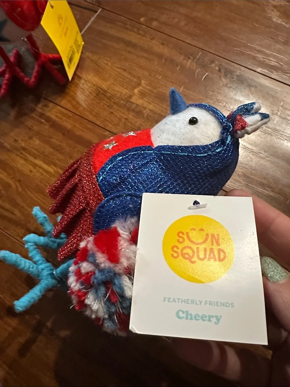 Target Featherly Friends Patriotic Cheery & Hero Bird Pair 2025 4th of July NWT